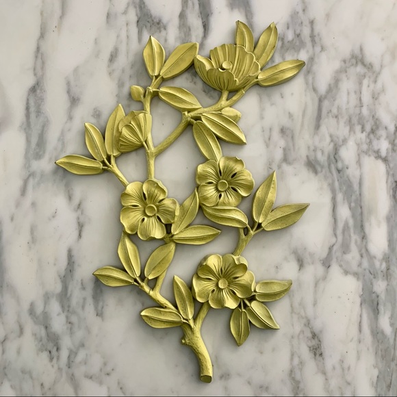 Syroco Inc. Other - RARE Vintage Syroco Floral Branch Boho Wall Decor